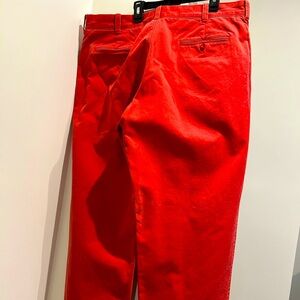 Gently used J Crew button fly terracotta pants 38W 32L
